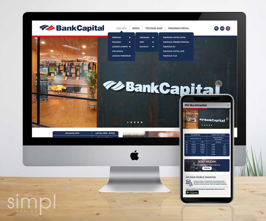 Bank Capital Website Design & Development